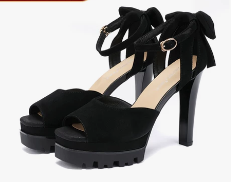 防水台 凉鞋防水台形体礼仪步态专用走秀高跟...