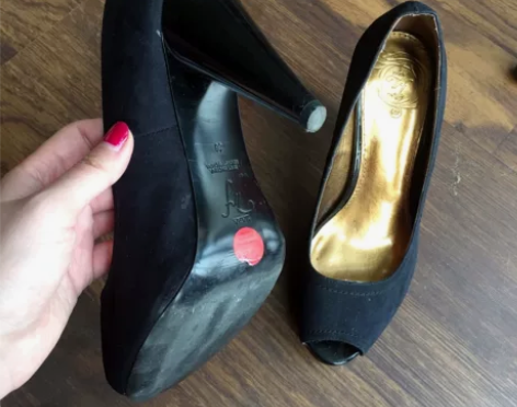 正品Zara 牛皮反绒高跟鱼嘴鞋 38码很...