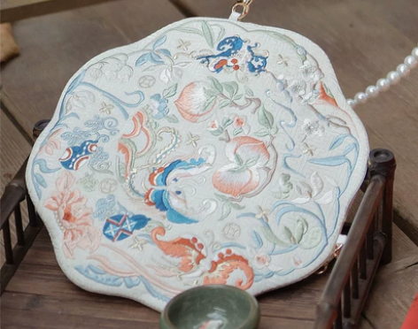 兰若庭 此意在人间 绣花包包 汉服 配饰 ...