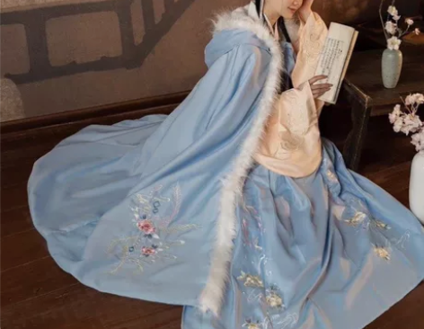 【主出次换】茗月萱原创樱花汉服女改良冬装加...
