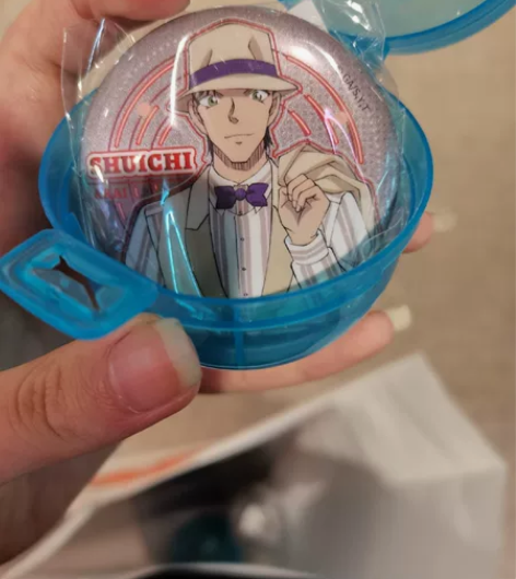 出上海名侦探柯南主题餐厅扭蛋吧唧 sp赤井...