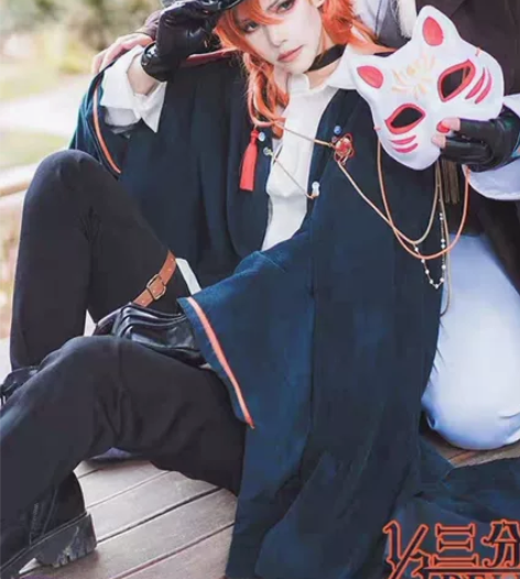 文豪野犬cos服 中原中也武士cos服 ...