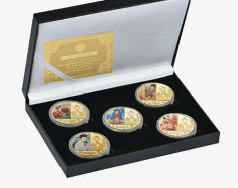 灌篮高手纪念币纪念徽章 动漫周边手办礼盒装...