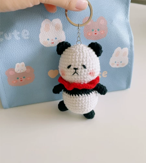 玩偶挂件,跳芭蕾舞的熊猫,萌娃娃4股,现货...