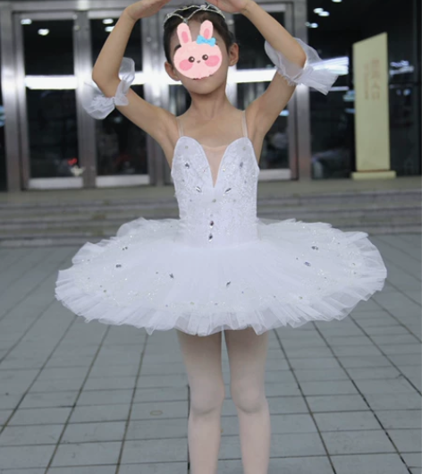 儿童仙女娃娃芭蕾舞tutu盘裙考级比赛演出...