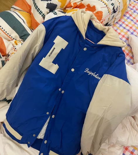 三幅-棒球棉服 男款m码+xl码  全新仅...