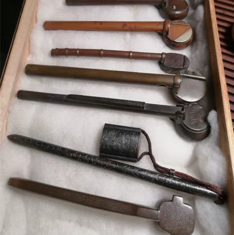 文房用具 矢立 墨盒 龙文堂等名家堂口 错...