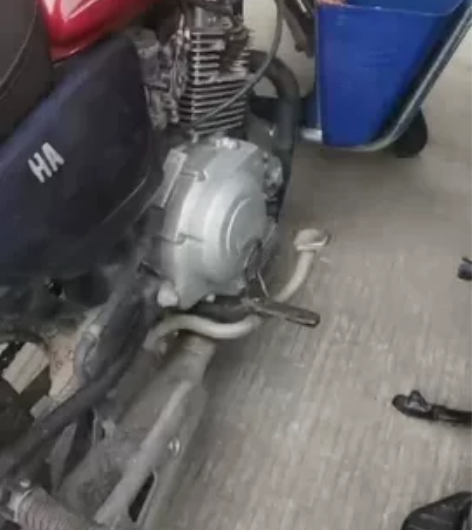 14年购入雅马哈天俊摩托车改装神器发动机小...