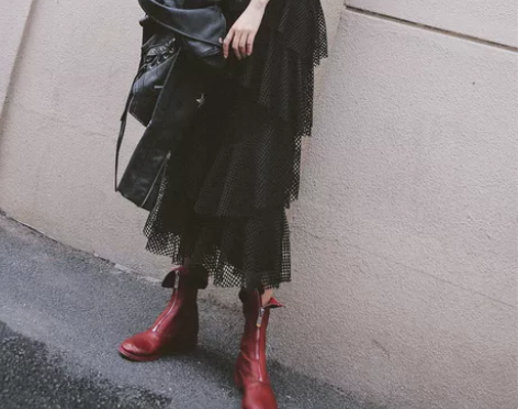 蛋糕裙半身裙女早春季2019新款复古小黑裙...