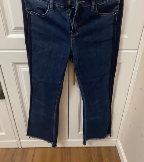 拉夏贝尔阔腿牛仔裤 35包邮 感兴趣的话点...