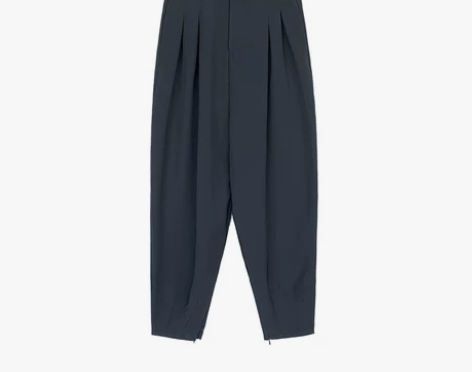 ?BBeginning开叉宽松休闲裤女高腰...