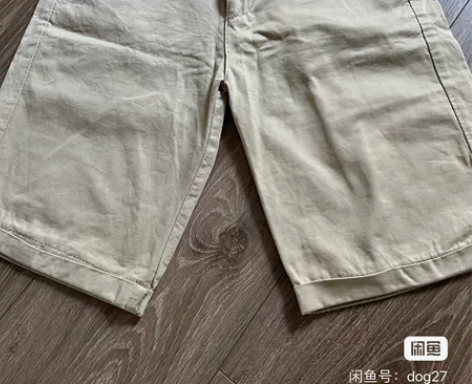 卡其色短裤五分裤腰围78-80左右 裤长5...