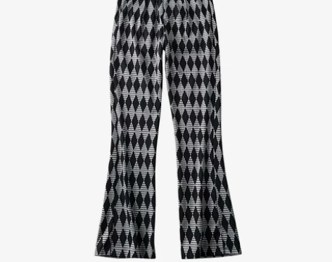 美式复古千鸟格子休闲裤女夏季高腰显瘦辣妹微...