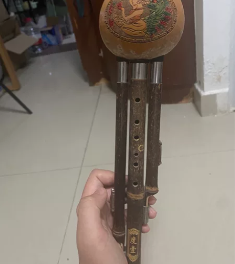 葫芦丝 单位发的，无使用，但有点蒙尘全新功...