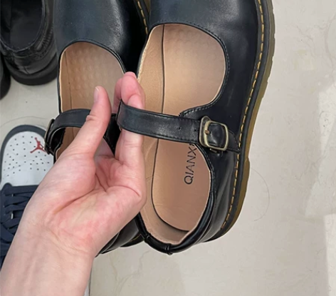 2022新款玛丽珍鞋日系jk软妹圆头娃娃鞋...