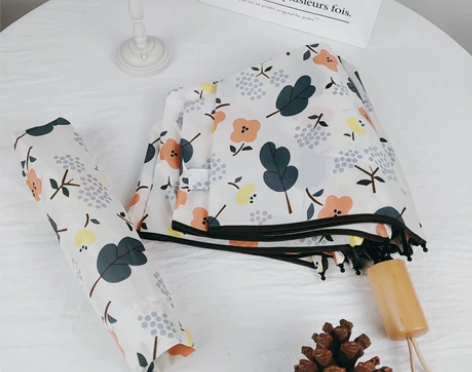 伞晴雨两用伞-植物柄米色 全新包邮！！！出...