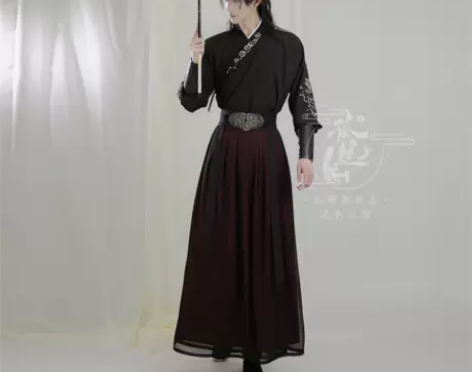孤鲤原创汉服【朝歌】男女春夏侠客帅气酷非古...