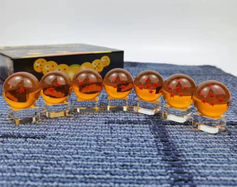 七龙珠水晶球套装树脂龙珠集齐召唤神龙带盒包...