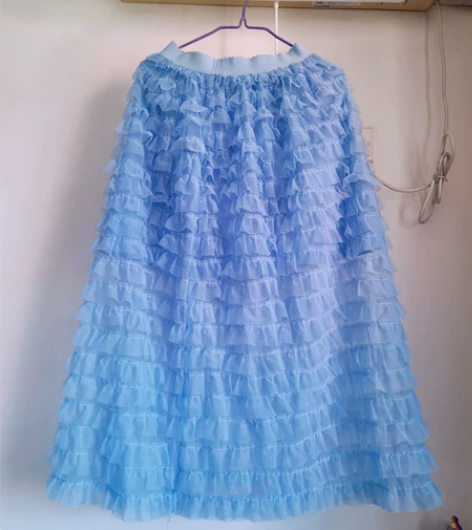 蓝色蛋糕裙[new][hot][号外] 感...