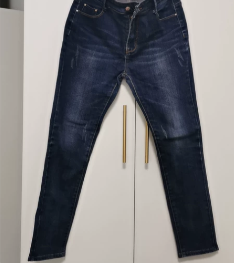 牛仔女新款深蓝色显瘦百搭弹力牛仔铅笔裤 裤...