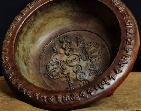 听闻解脱咒经文佛烟供盘烟供香炉藏香炉家用室...