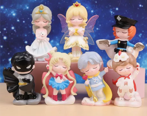 正版 童年梦想家盲盒手办创意卡通动漫树脂手...