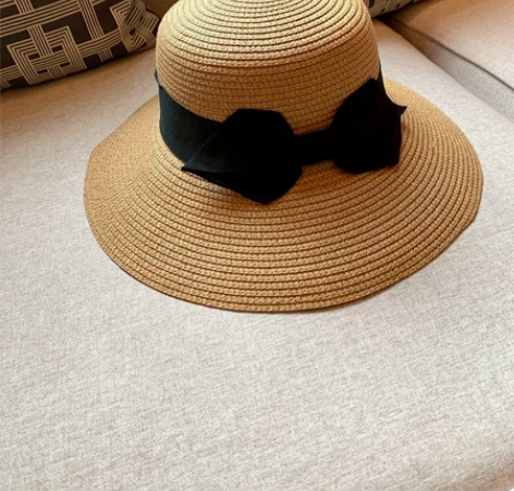 全新  蝴蝶结草帽19.9包邮 可以折叠 ...