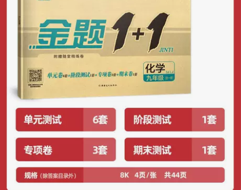 鲁教版初中化学九年级全一册教材同步练习题中...