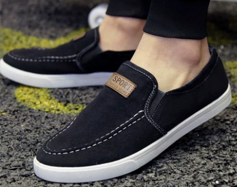 2021春夏季透气韩版百搭男士一脚蹬运动休...