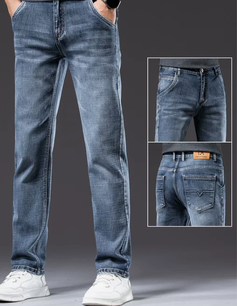 金盾牛仔裤男 牛仔裤子男2022年新款直筒...