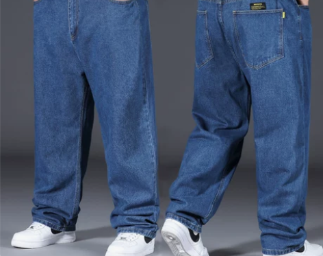 牛仔裤男 牛仔裤子夏季薄款男加肥加大码宽松...