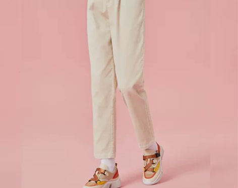 ?森马灯芯绒裤子女冬复古直筒休闲裤长裤宽松...