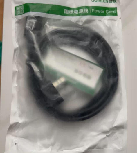 绿联 电源线 电脑主机电源线 国标三孔品字...