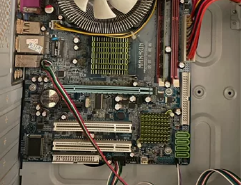 自己家的老电脑，铭瑄g31主板+e3300...