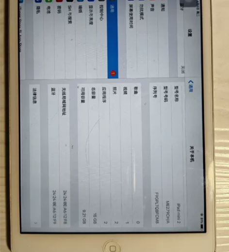 ipad mini 2 内存:16G使用时...