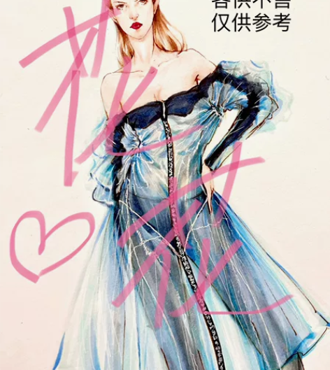 接单中～服装设计专业绘图[钉子]时装效果图...