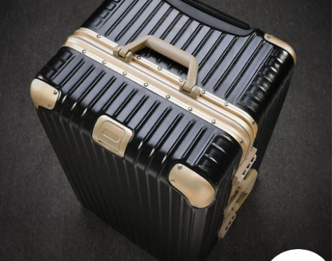 超大容量行李箱结实耐用加厚铝框款密码拉杆箱...