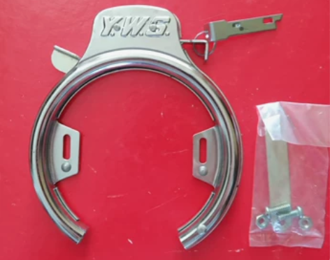 台湾产自行车老锁一把，适合欧洲系列自行车等...