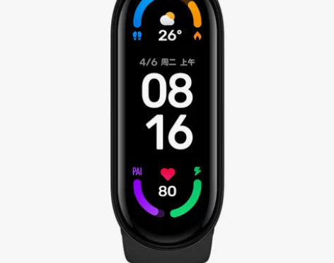 【天猫活力价】小米手环6智能血氧心率监测蓝...
