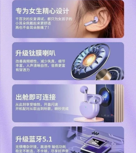 华为蓝牙耳机/Huawei无线nova6/...