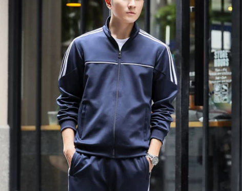 南极人运动套装男士潮牌休闲装春秋季时尚两件...