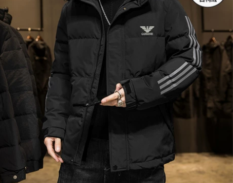 奇阿玛尼亚羽绒服男潮流休闲高档品牌轻薄白鸭...
