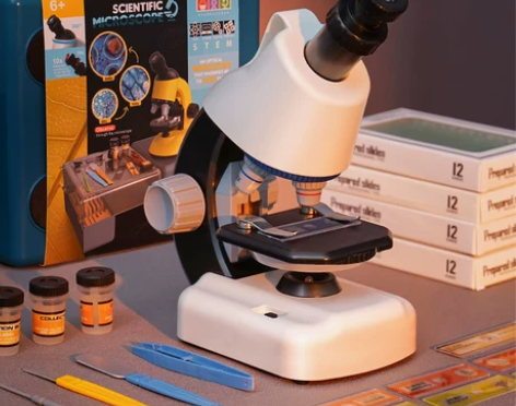 【春节不打烊】显微镜儿童科学实验套装小学生...