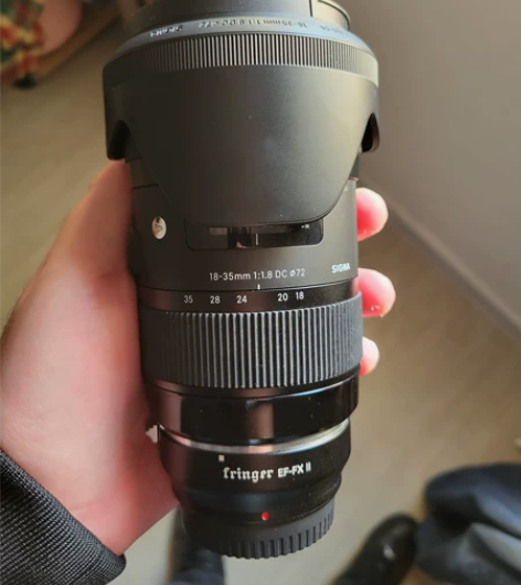 出自用适马18－35（不含转接口），佳能卡...