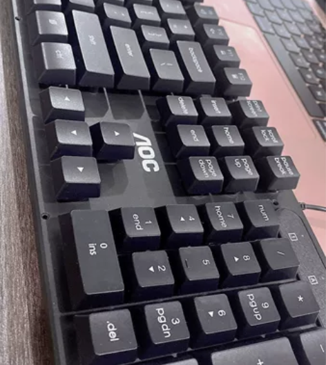 【清仓处理】AOC无声办公打字游戏电竞键盘...