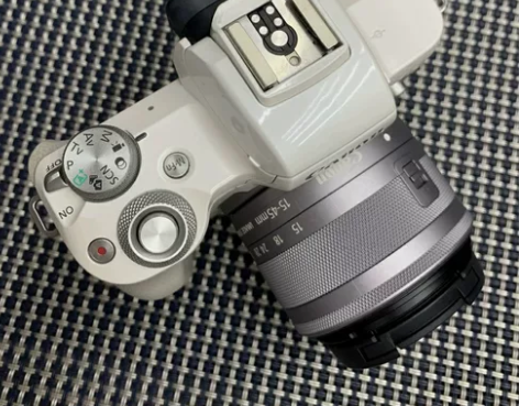 佳能m50+15-45镜头新手入门白色微单...