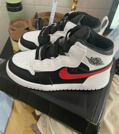 aj儿童魔术贴中帮板鞋乔丹一代系列全新33...