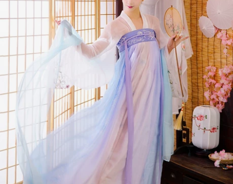 都城南庄原创上襦下裙唐齐胸襦裙绣花印花汉服...