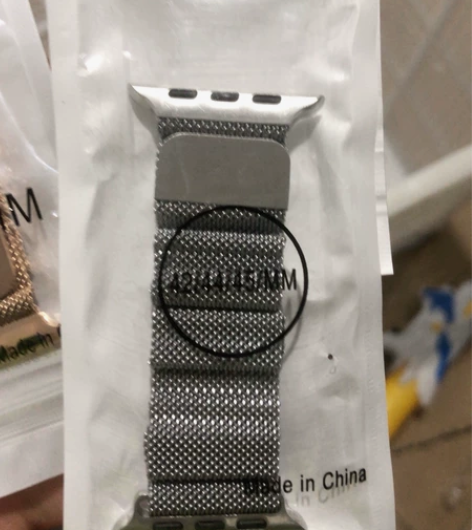 适用原装万国IWC手表带男实心不锈钢带编制...