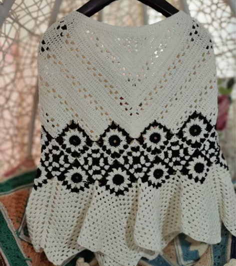 全新纯手工编织鱼尾裙！纯棉蕾丝线！手工制品...